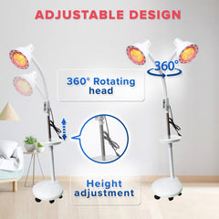 PMT Medical Infarex height-adjustable stand for ergonomic placement during use.