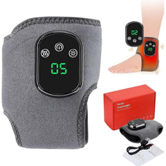 Pnylqo portable foot massager showing heat and kneading for soothing relief
