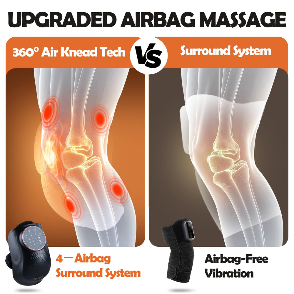 PNZOZO knee massager adjustable straps for a secure fit