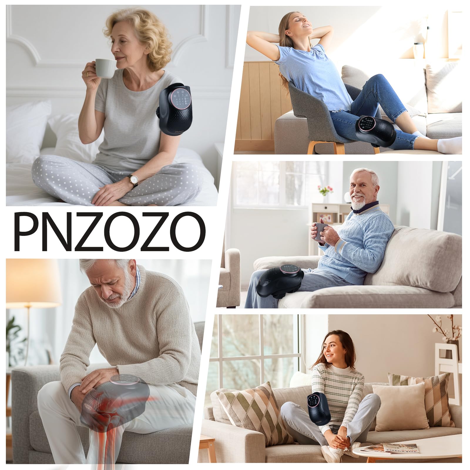 PNZOZO knee massager suitable for use at home or in the office