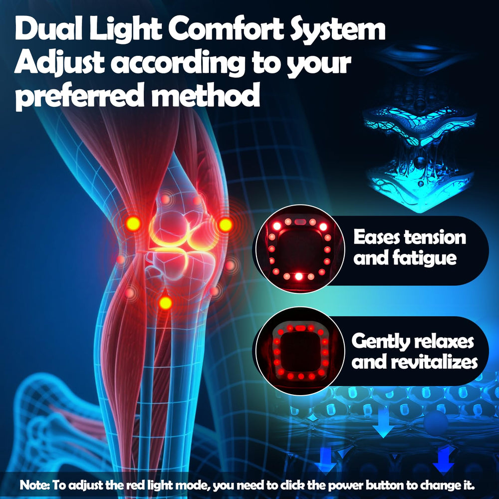 PNZOZO knee massager three vibration modes with adjustable intensity