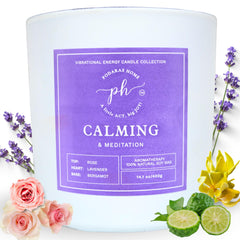 Podaras Home calming candle jar ideal for meditation and mood support.
