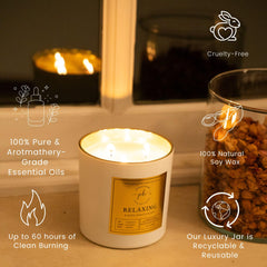 Podaras Home gift-ready packaging candle suitable for gifting.
