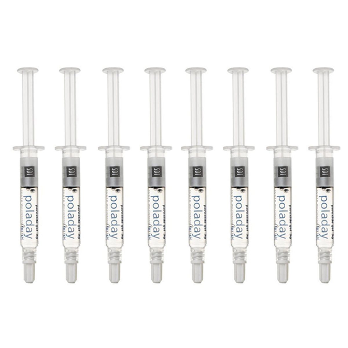 Poladay CP 35% whitening gel syringe set for at-home whitening