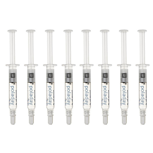 Poladay CP 35% whitening gel syringe set for at-home whitening