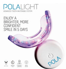 PolaLight USB charging cord powering the whitening system