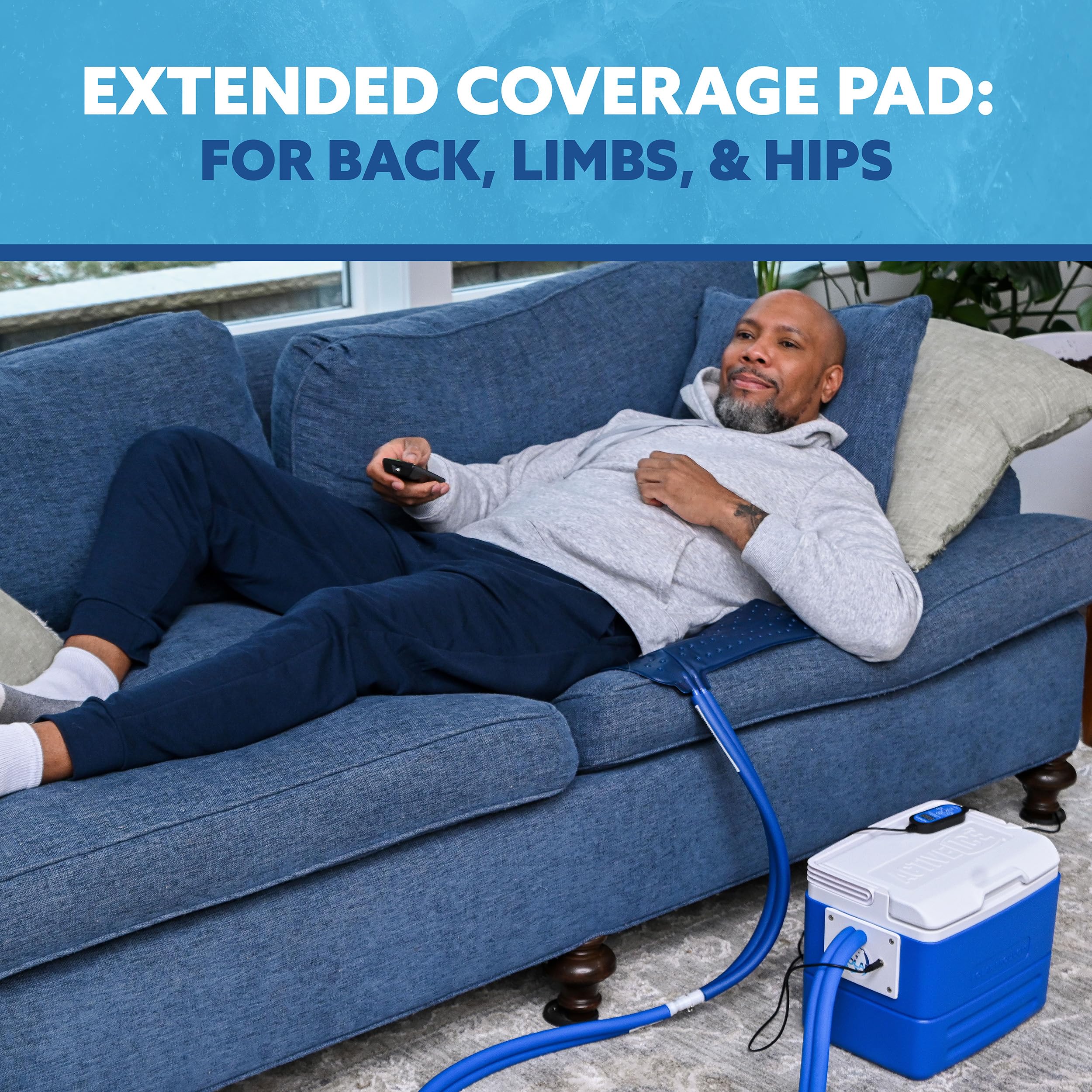 Polar Active Ice 3.0 back pad providing extended coverage and support