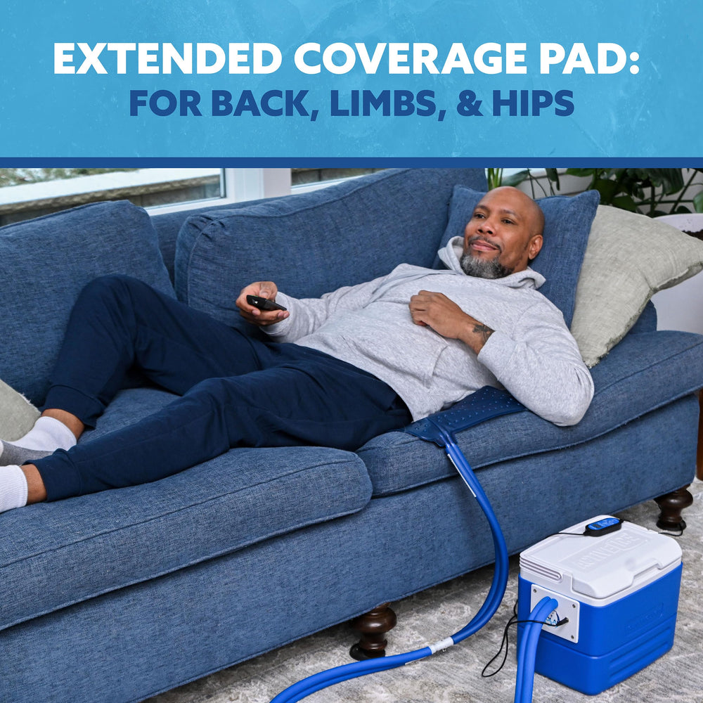 Polar Active Ice 3.0 back pad providing extended coverage and support