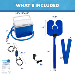 Polar Active Ice 3.0 inline timer for customizable therapy cycles