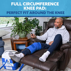Polar Active Ice 3.0 knee wrap-around pad providing full circumference coverage