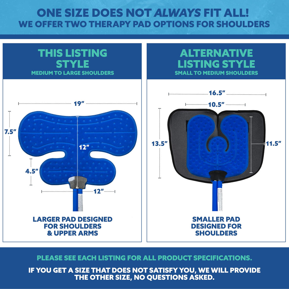 Polar Active Ice 3.0 shoulder pad provides targeted upper shoulder coverage.