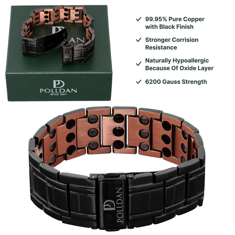 POLLDAN adjustable-fit bracelet on display communicates customizable sizing for all wrists