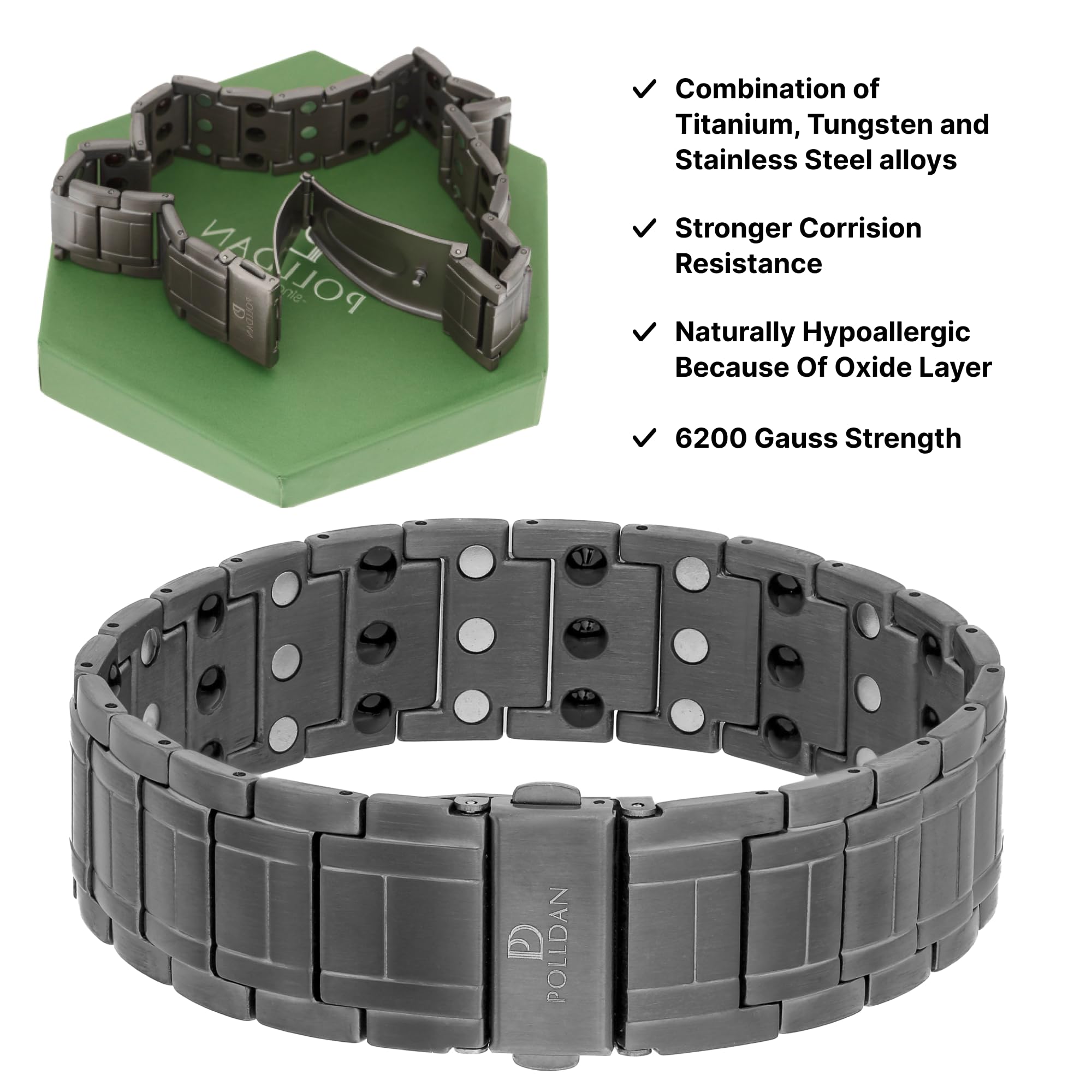 POLLDAN waterproof design suitable for workouts and everyday activities.