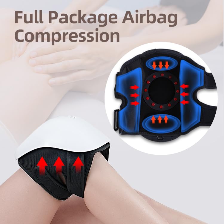 POPFIRST knee massager provides heat levels from 40 to 48°C for customizable warmth