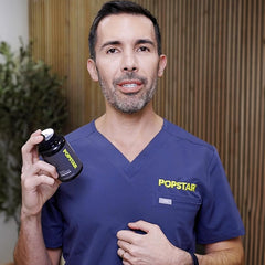POPSTAR Labs packaging reflects a convenient, at-home supplement routine.