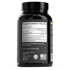 POPSTAR Labs Semen Volume Booster ingredients panel highlights Bromelain and L-Arginine for daily nutrition
