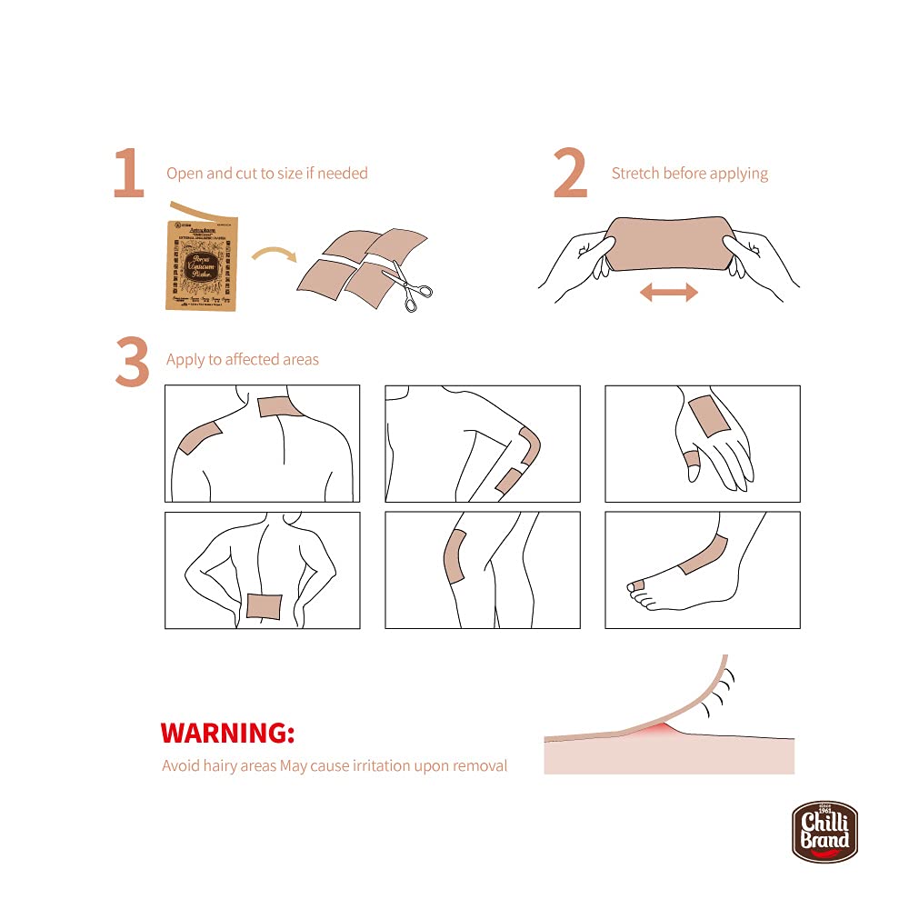 POROUS-CAPSICUM-PLASTER shoulder arthritis patch provides warm relief for daily activities