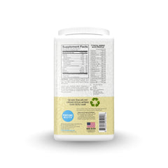 Portions Master Plant Protein scoop measuring an 18 g serving