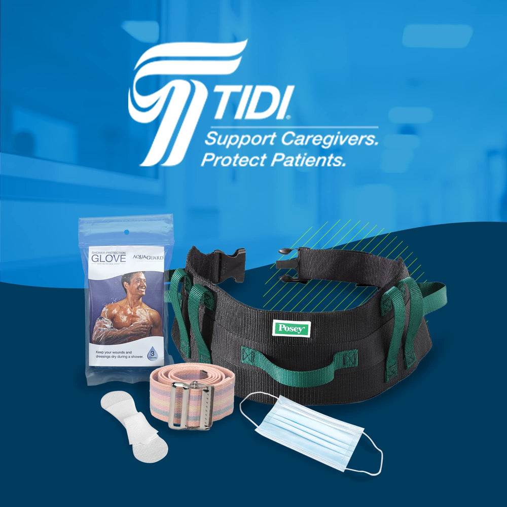 Posey TIDI 6127 non-latex foam material for skin-friendly protection