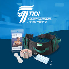 Posey TIDI 6127 non-latex foam material for skin-friendly protection