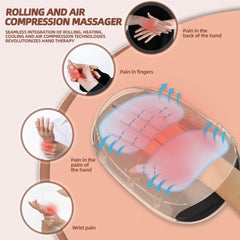 POSHware full-hand therapy with kneading rollers targets hand fatigue.
