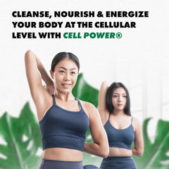 Positive Power Cell Power label highlights ingredients and production detail.
