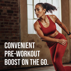 Possible organic pre-workout packets on a counter for convenient use.