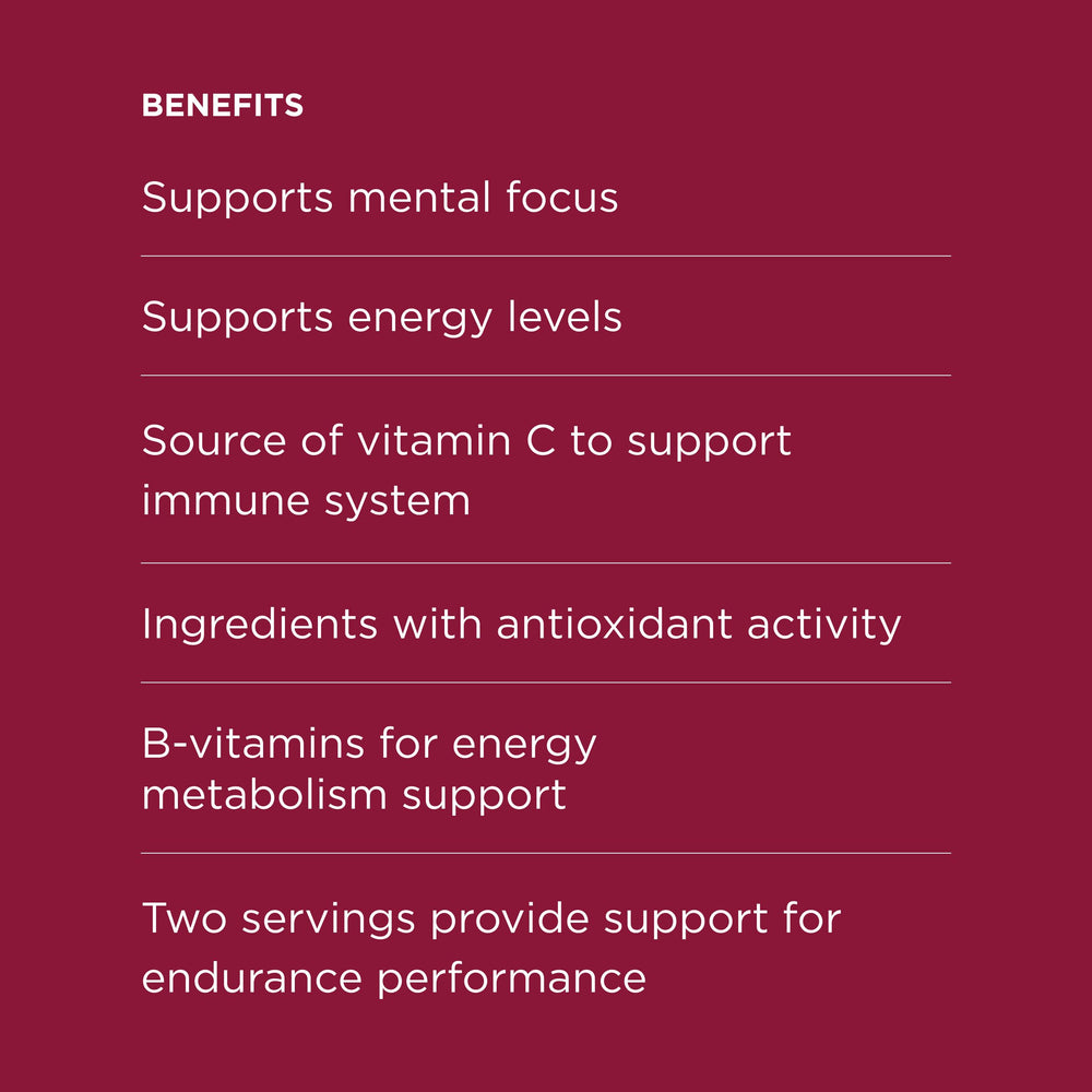 Possible pre-workout vitamin C pouch demonstrates immune-supporting formula for workouts.