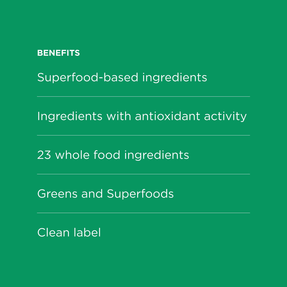 Possible SuperGreens daily use mixing glass ready for water or smoothies