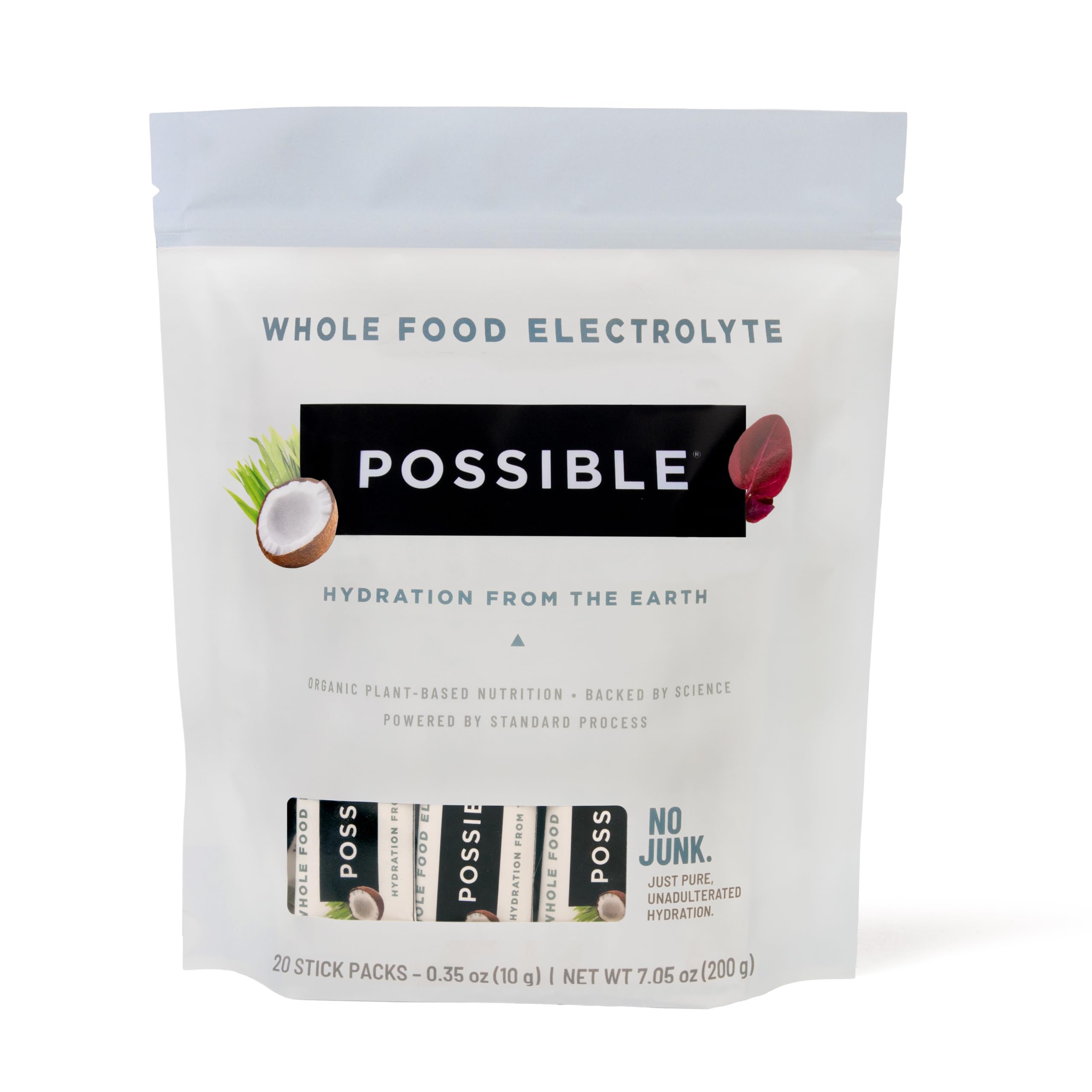 Possible Whole Food Electrolyte box front with Original flavor for daily hydration support