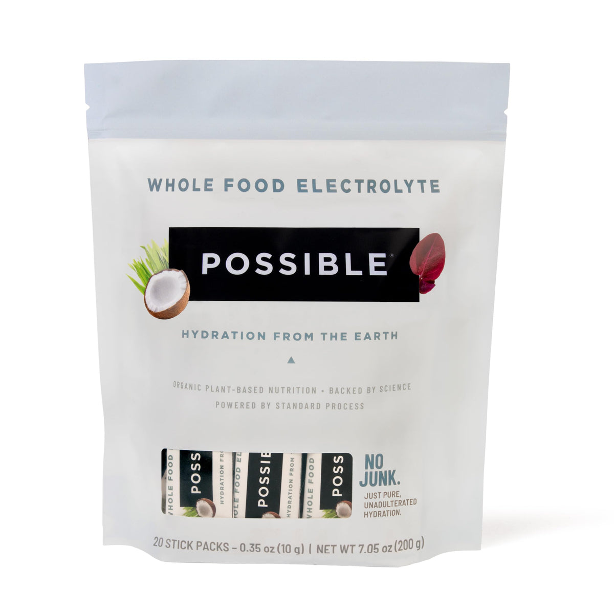 Possible Whole Food Electrolyte box front with Original flavor for daily hydration support
