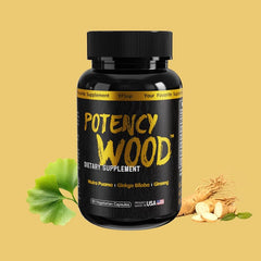 Potency Wood capsules closeup hints immune support and vitality