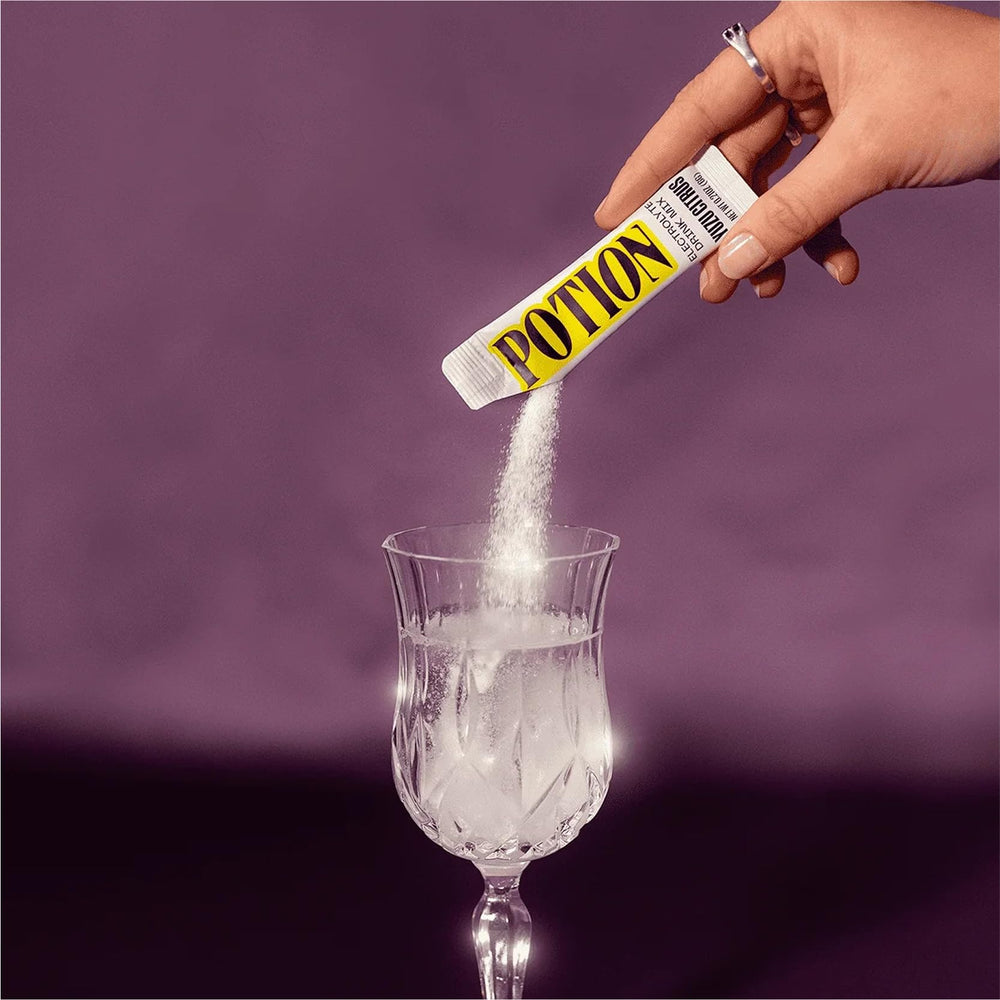 Potion Supernatural Hydration athlete during workout demonstrates active hydration support.