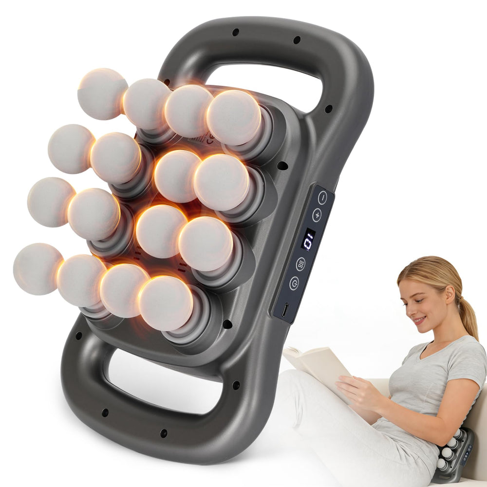 Powants Upgraded 16 Head Massager back relief for whole body recovery