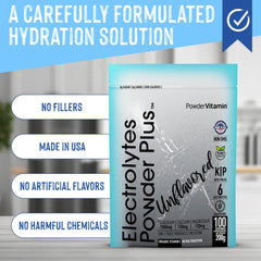PowderVitamin electrolytes ingredient highlight: calcium, magnesium, potassium.