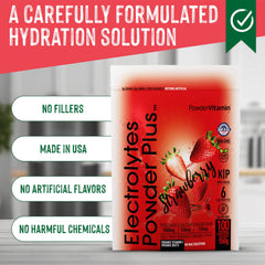 PowderVitamin scoop helps measure precise servings for consistent keto hydration.