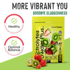 Travel-friendly PowderVitamin Electrolytes Plus while on the go.
