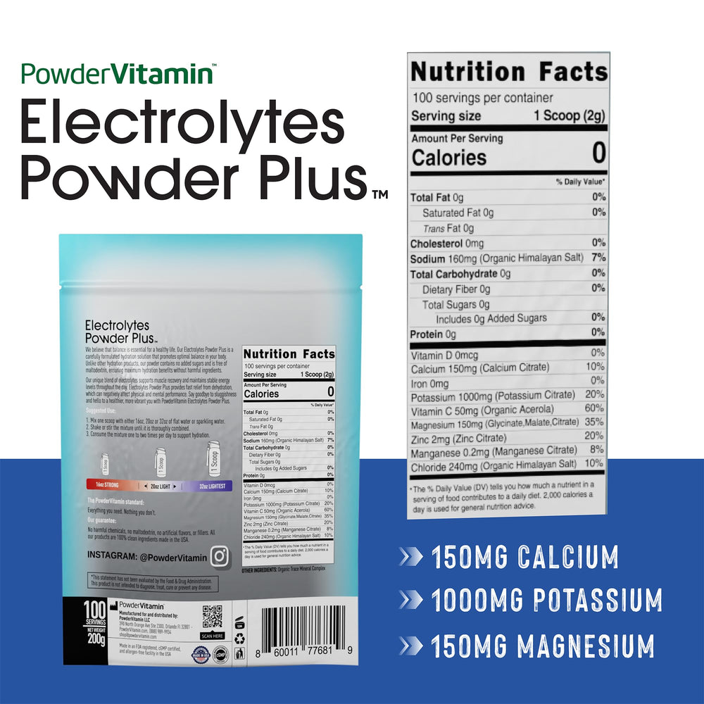 PowderVitamin electrolytes being poured into a glass for instant hydration.