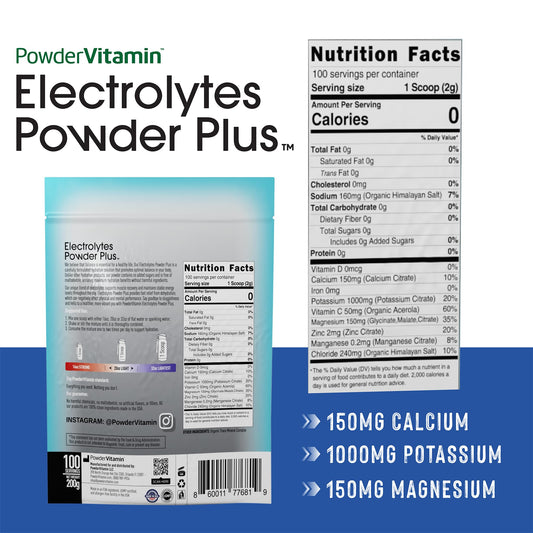 PowderVitamin electrolytes being poured into a glass for instant hydration.