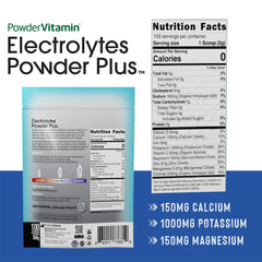 PowderVitamin electrolytes being poured into a glass for instant hydration.