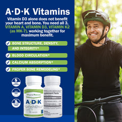 Power By Naturals ADK bottle on counter signals GMP-certified quality
