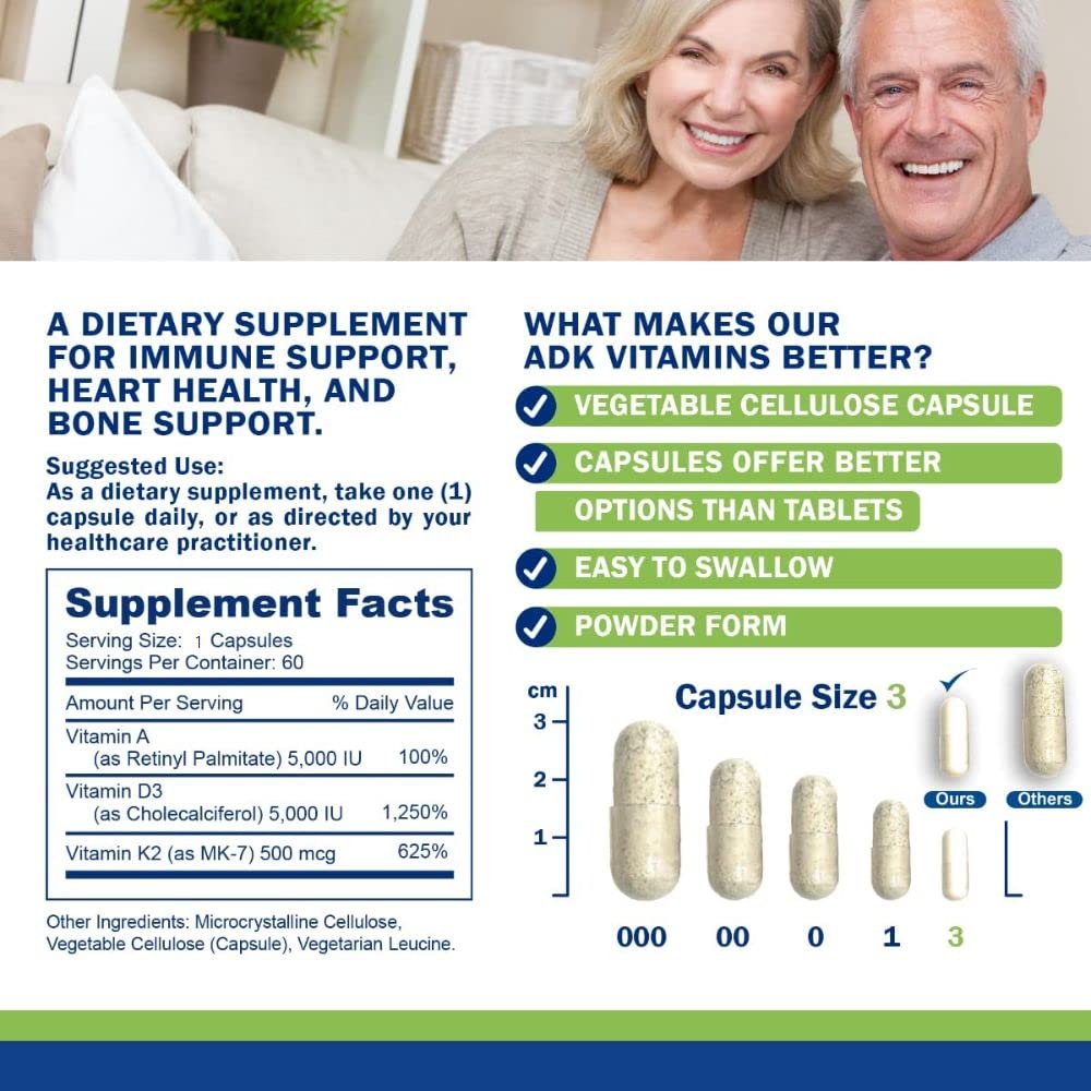 Power By Naturals ADK label graphic emphasizes the A D K vitamin blend