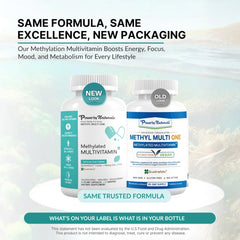 Power By Naturals Methyl Multi One active B12 detail shows bioactive form