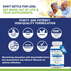 Power By Naturals Methyl Multi One for men and women supports daily nutrition