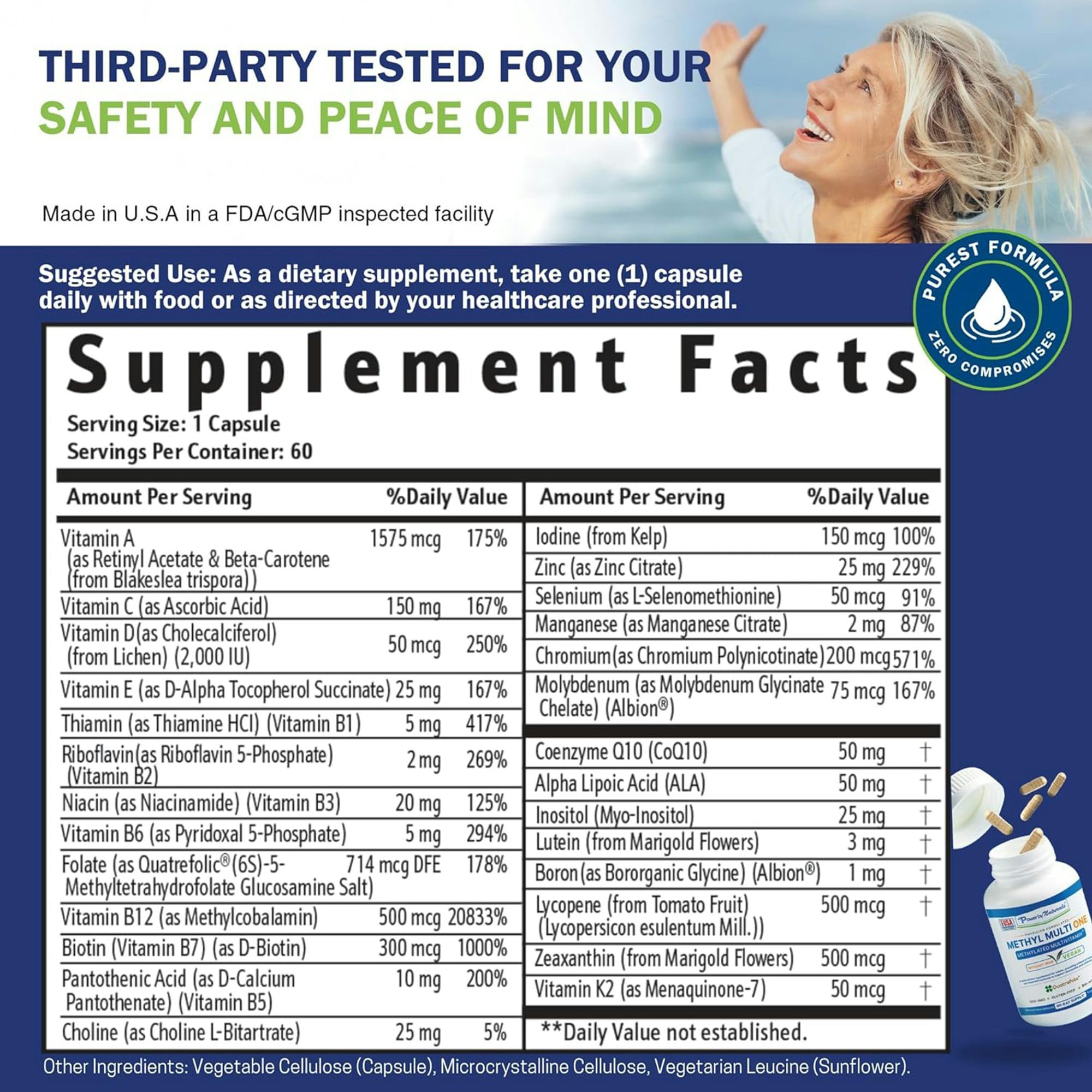 Power By Naturals Methyl Multi One two-pack shows value and convenience