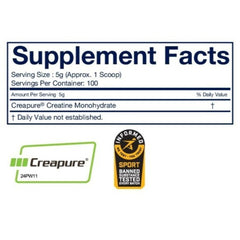 Power Play Fuel creatine monohydrate serving shown for daily routine.
