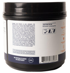 Power Play Fuel unflavored creatine monohydrate powder bag shows pure formula for easy mixing.