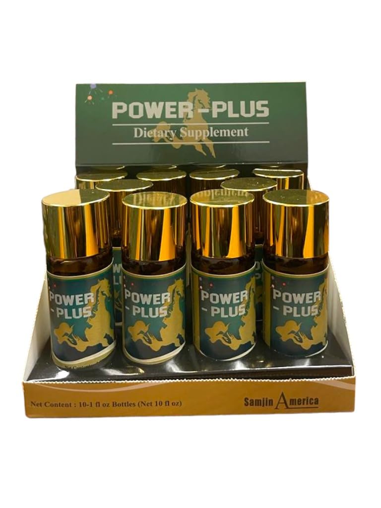 POWER-PLUS 10-bottles packaging showing the botanical blend for daily vitality
