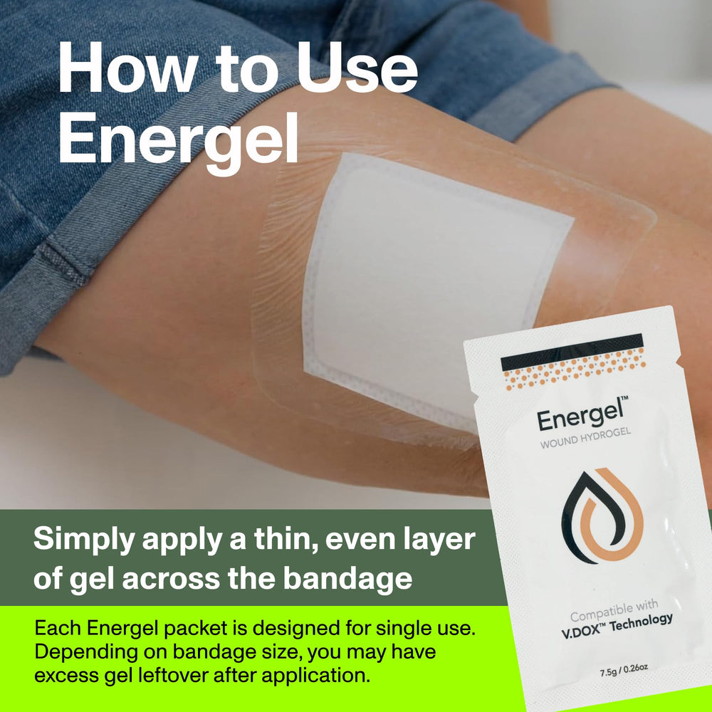 PowerHeal bioelectric pad close-up illustrating embedded technology.