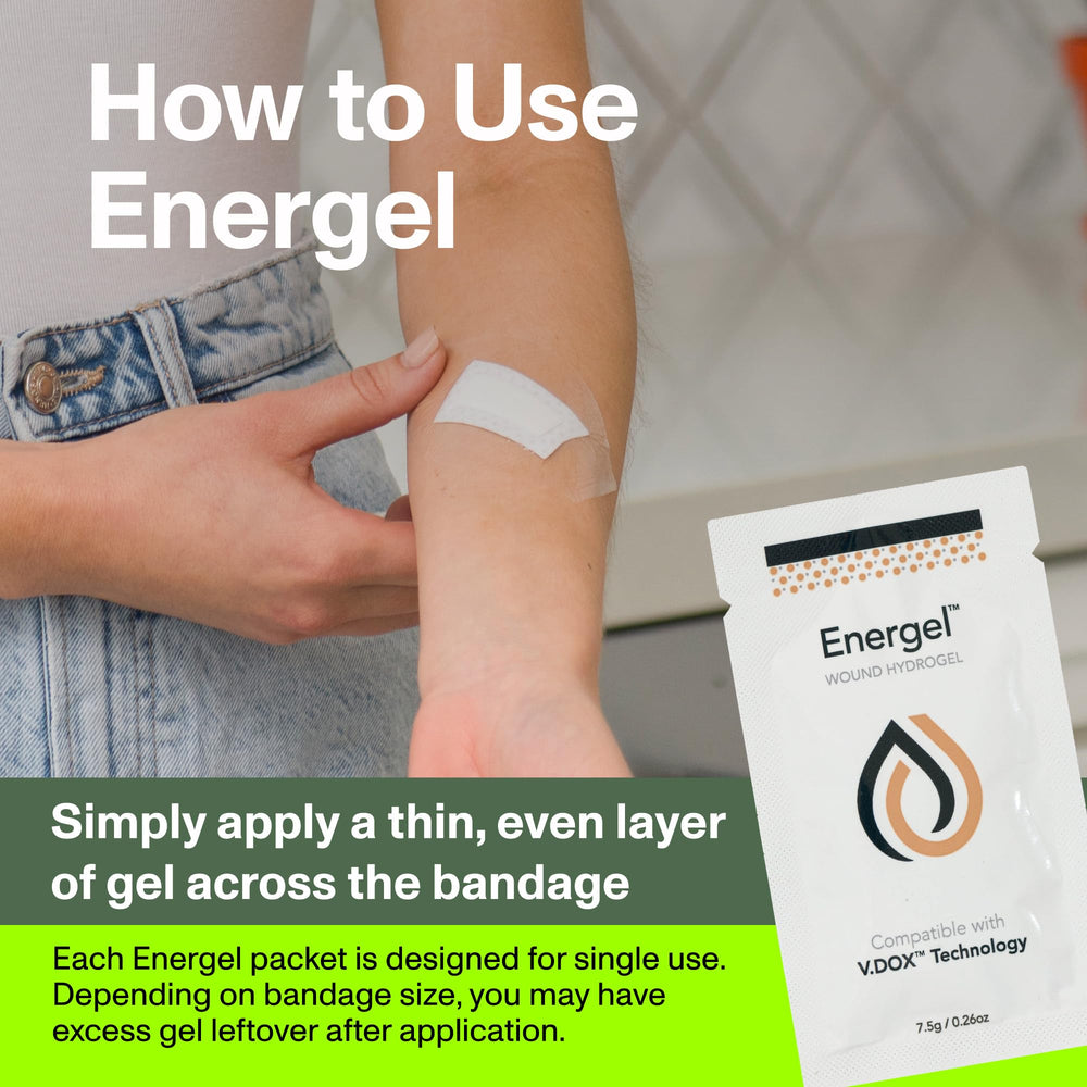 PowerHeal kit supports use on cuts, scrapes, blisters, and minor burns.